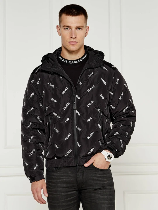 Zdjęcie produktu Versace Jeans Couture Puchowa kurtka | Regular Fit czarny