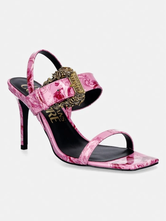 Zdjęcie produktu Versace Jeans Couture sandały na szpilce różowy