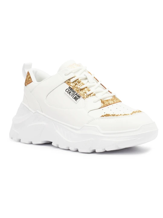 Zdjęcie produktu Versace Jeans Couture Skórzane sneakersy biały