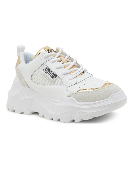 Zdjęcie produktu Versace Jeans Couture Skórzane sneakersy biały