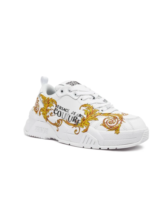 Zdjęcie produktu Versace Jeans Couture Skórzane sneakersy biały