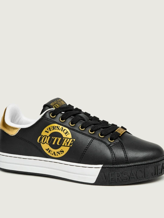 Zdjęcie produktu Versace Jeans Couture Skórzane sneakersy FONDO COURT 88 DIS. SK1 czarny