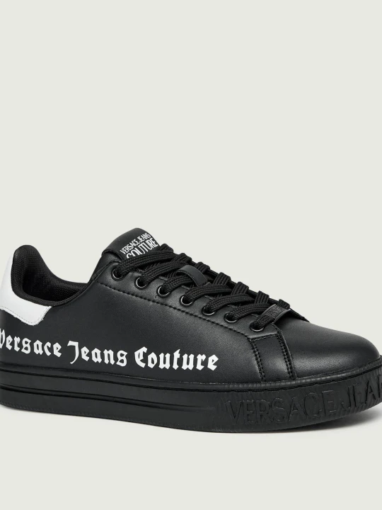 Zdjęcie produktu Versace Jeans Couture Skórzane sneakersy FONDO COURT 88 DIS. SKC czarny