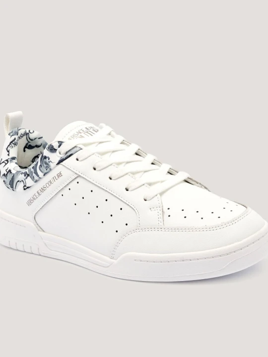Zdjęcie produktu Versace Jeans Couture Sneakersy FONDO BROOKLYN DIS. 63 | z dodatkiem skóry biały