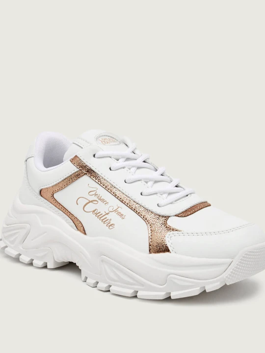 Zdjęcie produktu Versace Jeans Couture Sneakersy FONDO HIKER DIS. SV6 | z dodatkiem skóry biały