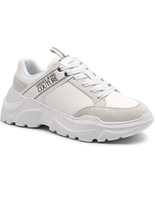 Zdjęcie produktu Versace Jeans Couture Sneakersy FONDO SPEEDTRACK DIS. SC2 | z dodatkiem skóry biały