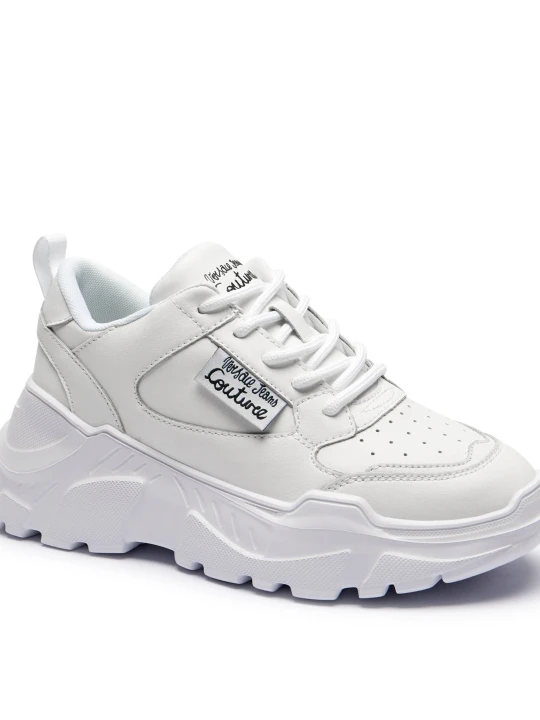 Zdjęcie produktu Versace Jeans Couture Sneakersy FONDO SPEEDTRACK DIS. SC2 | z dodatkiem skóry biały