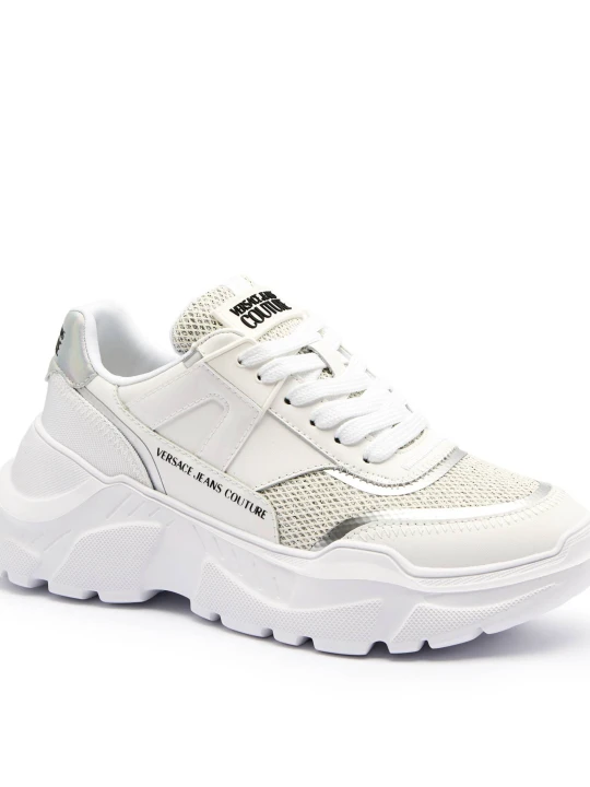 Zdjęcie produktu Versace Jeans Couture Sneakersy SPEEDTRACK DIS. 4 | z dodatkiem skóry biały