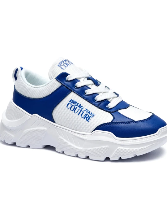 Zdjęcie produktu Versace Jeans Couture Sneakersy | z dodatkiem skóry niebieski