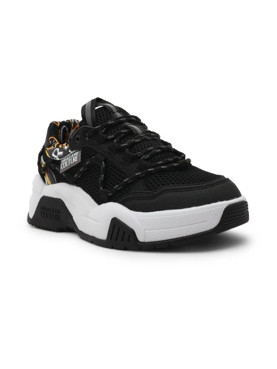Zdjęcie produktu Versace Jeans Couture Sneakersy | z dodatkiem skóry czarny