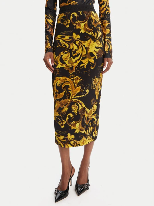 Zdjęcie produktu Versace Jeans Couture Spódnica ołówkowa 79HAE806 JS500 Czarny Slim Fit