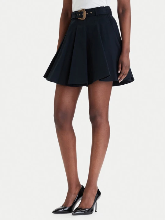 Zdjęcie produktu Versace Jeans Couture Spódnica plisowana 80HAE801 N0715 Czarny Regular Fit