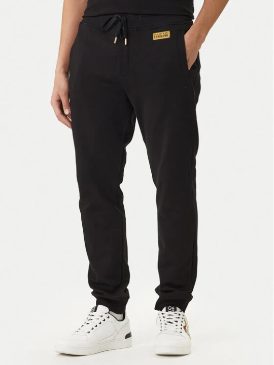 Zdjęcie produktu Versace Jeans Couture Spodnie dresowe 80GAAT04 CF01T Czarny Regular Fit