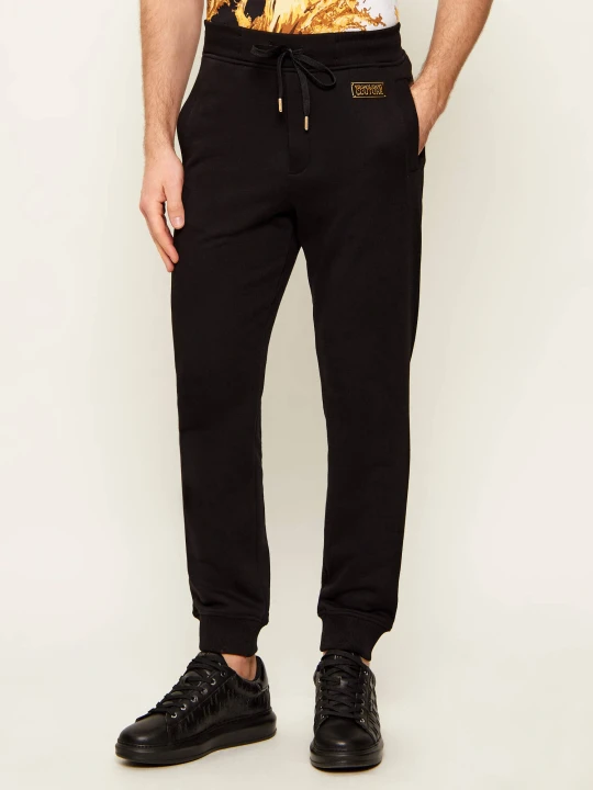 Zdjęcie produktu Versace Jeans Couture Spodnie dresowe | Regular Fit czarny