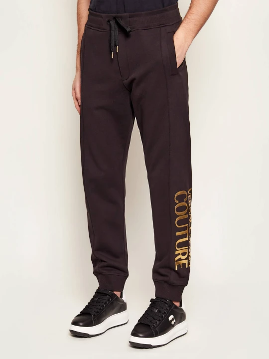 Zdjęcie produktu Versace Jeans Couture Spodnie dresowe | Regular Fit czarny