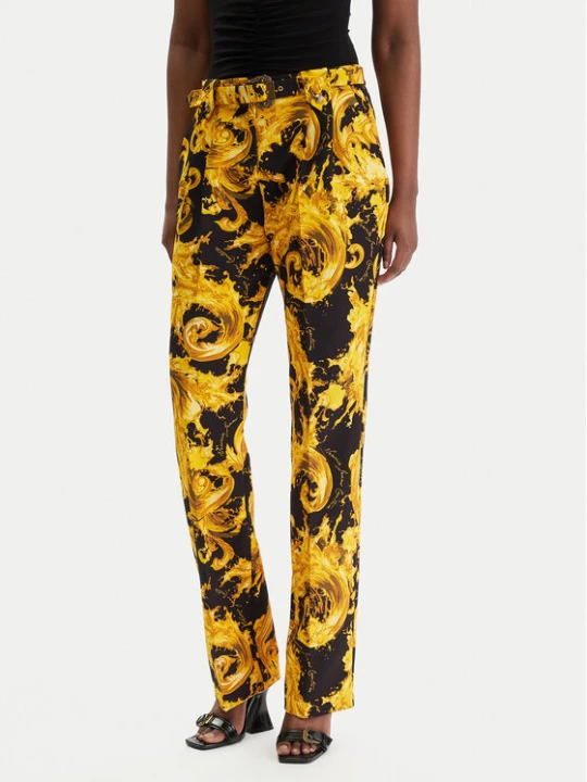 Zdjęcie produktu Versace Jeans Couture Spodnie materiałowe 80HAA111 NS756 Czarny Regular Fit