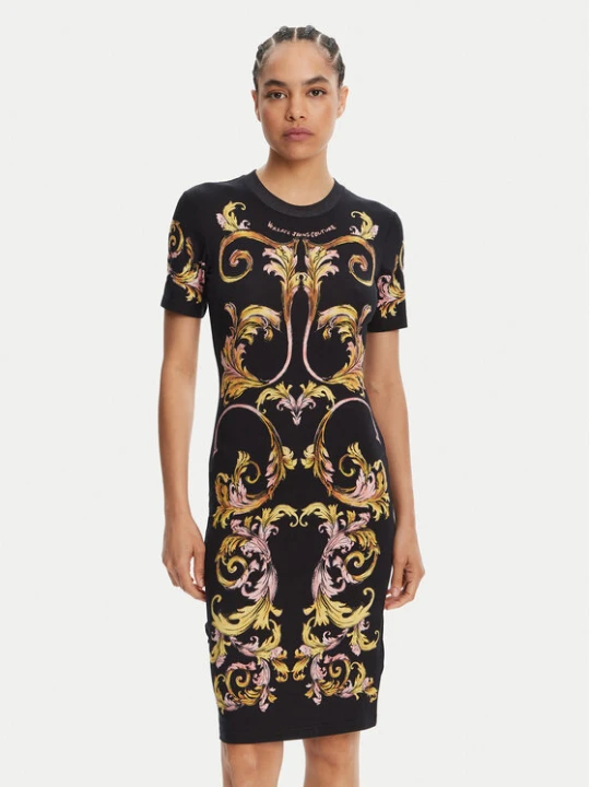 Zdjęcie produktu Versace Jeans Couture Sukienka codzienna 78HAO9P9 Czarny Slim Fit
