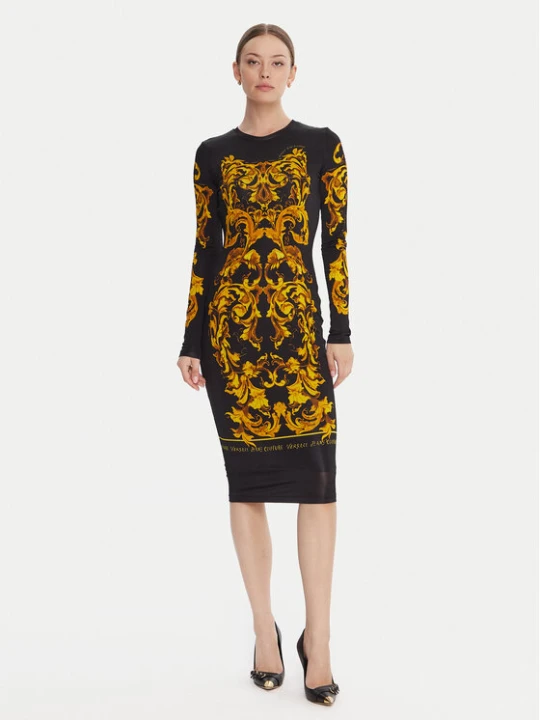 Zdjęcie produktu Versace Jeans Couture Sukienka codzienna 79HAO9P0 JS524 Czarny Slim Fit