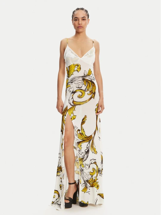 Zdjęcie produktu Versace Jeans Couture Sukienka letnia 78HAO900 Biały Regular Fit