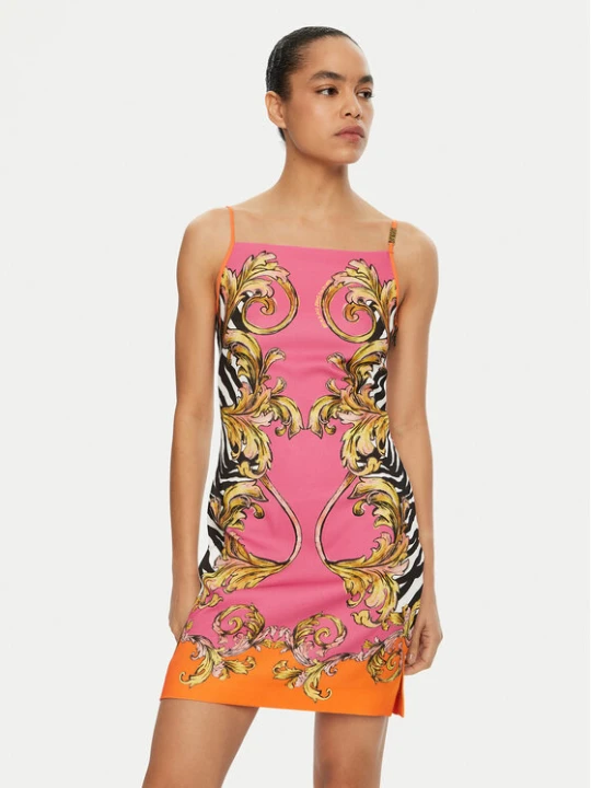 Zdjęcie produktu Versace Jeans Couture Sukienka letnia 78HAO9P7 NS651 Różowy Regular Fit