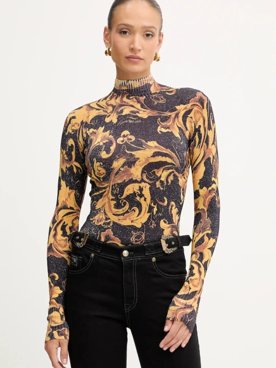 Zdjęcie produktu Versace Jeans Couture sweter brązowy
