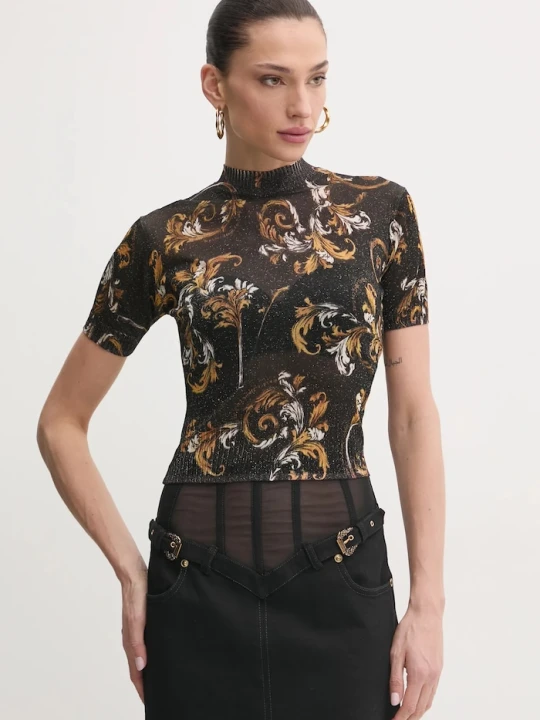 Zdjęcie produktu Versace Jeans Couture sweter czarny