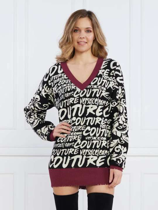Zdjęcie produktu Versace Jeans Couture Sweter | Regular Fit czarny