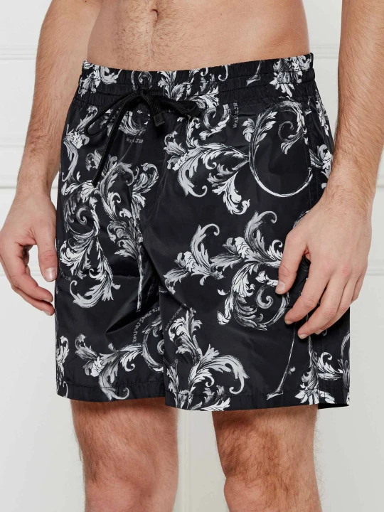 Zdjęcie produktu Versace Jeans Couture Szorty kąpielowe BAROCCO | Regular Fit czarny