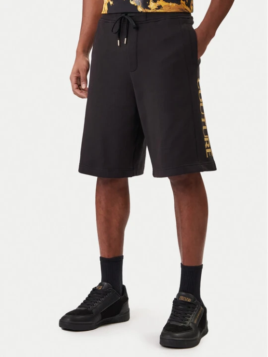 Zdjęcie produktu Versace Jeans Couture Szorty sportowe 80GADT00 CF01T Czarny Regular Fit