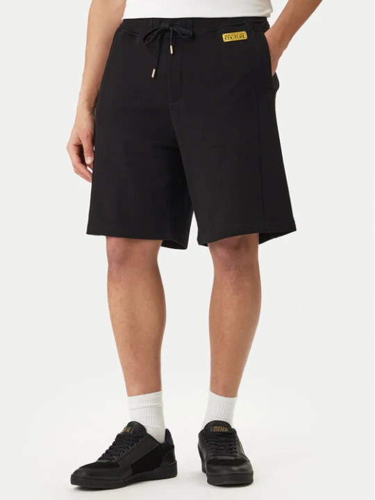 Zdjęcie produktu Versace Jeans Couture Szorty sportowe 80GADT04 CF01T Czarny Regular Fit