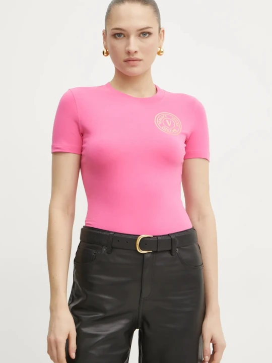 Zdjęcie produktu Versace Jeans Couture t-shirt różowy