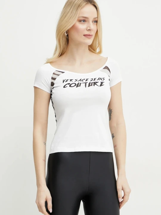 Zdjęcie produktu Versace Jeans Couture t-shirt biały