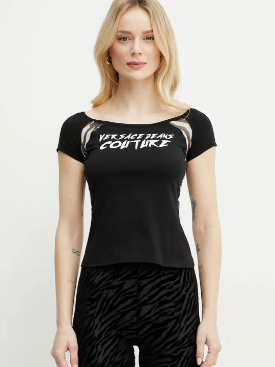 Zdjęcie produktu Versace Jeans Couture t-shirt czarny