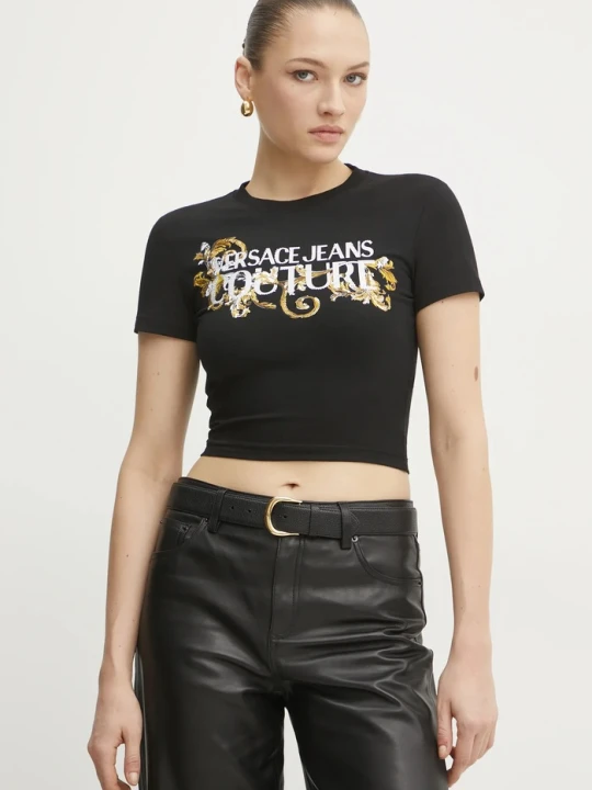 Zdjęcie produktu Versace Jeans Couture t-shirt czarny