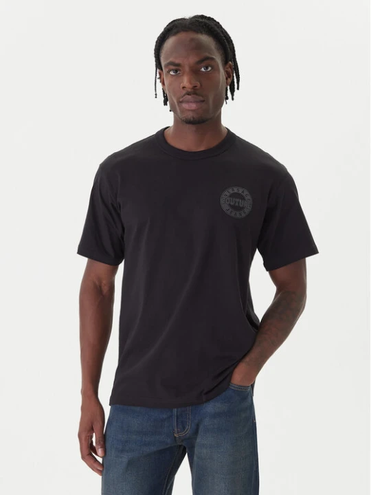 Zdjęcie produktu Versace Jeans Couture T-Shirt 79GAHT06 CJ00T Czarny Regular Fit