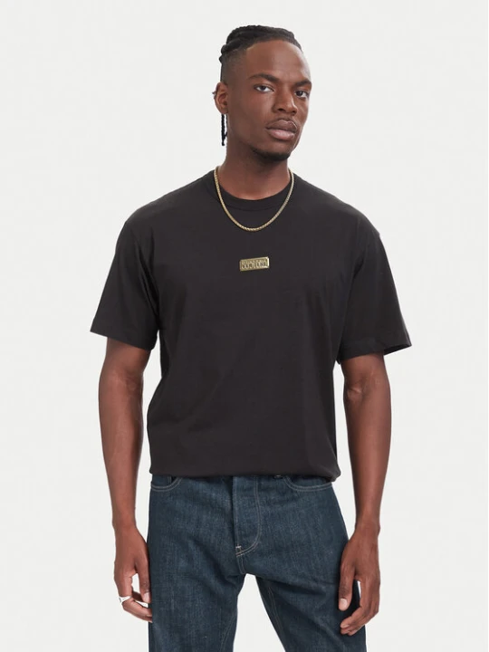 Zdjęcie produktu Versace Jeans Couture T-Shirt 80GAHT05 CJ00T Czarny Regular Fit