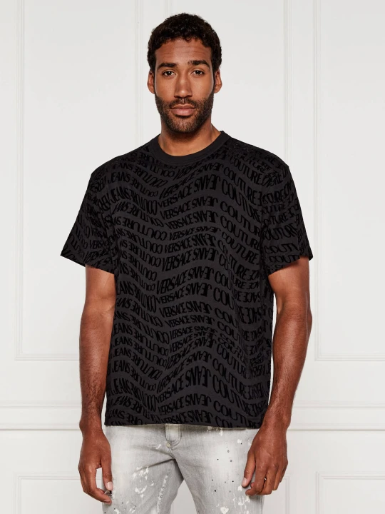 Zdjęcie produktu Versace Jeans Couture T-shirt All Over | Regular Fit czarny