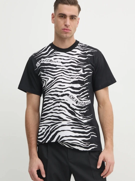 Zdjęcie produktu Versace Jeans Couture t-shirt bawełniany czarny