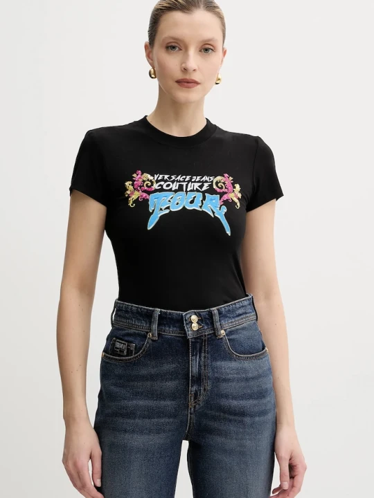Zdjęcie produktu Versace Jeans Couture t-shirt czarny