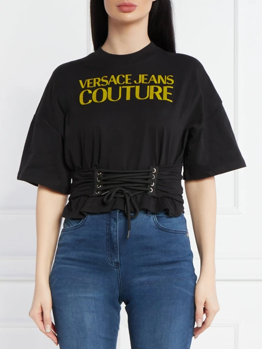 Zdjęcie produktu Versace Jeans Couture T-shirt MAGLIETTA | Comfort fit czarny