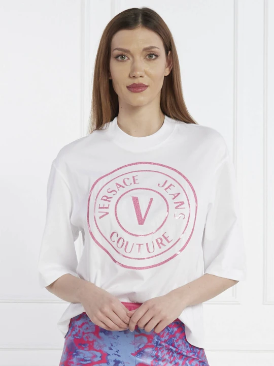 Zdjęcie produktu Versace Jeans Couture T-shirt | Oversize fit biały