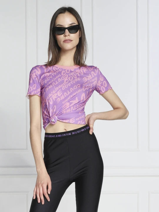 Zdjęcie produktu Versace Jeans Couture T-shirt | Regular Fit fioletowy