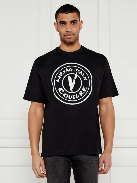 Zdjęcie produktu Versace Jeans Couture T-shirt | Relaxed fit czarny