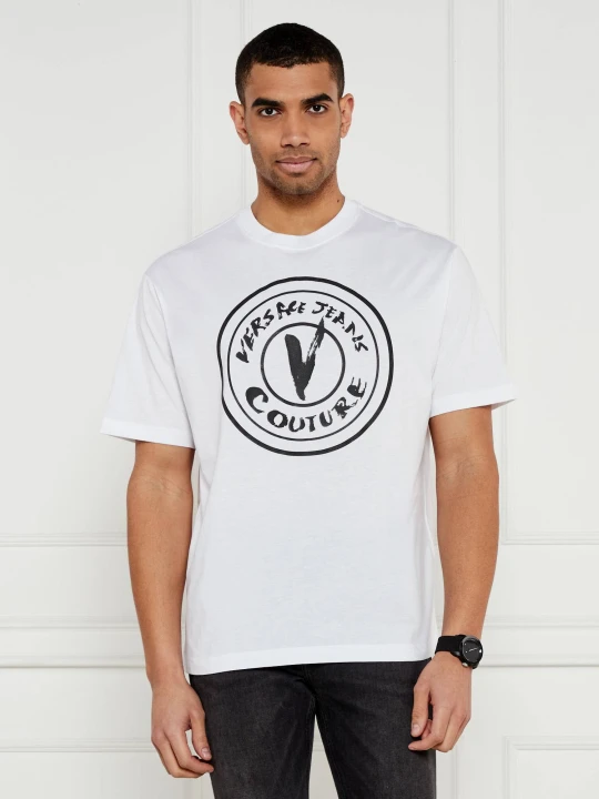 Zdjęcie produktu Versace Jeans Couture T-shirt | Relaxed fit biały