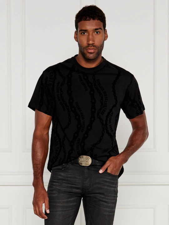 Zdjęcie produktu Versace Jeans Couture T-shirt | Relaxed fit czarny
