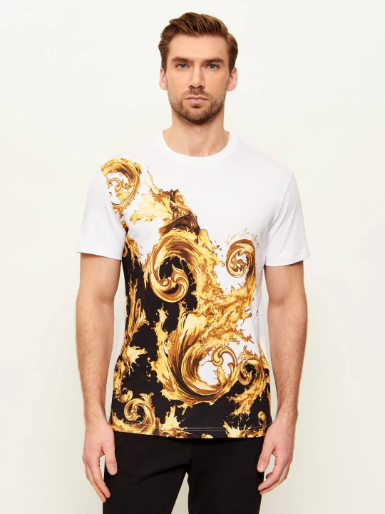 Zdjęcie produktu Versace Jeans Couture T-shirt | Slim Fit biały