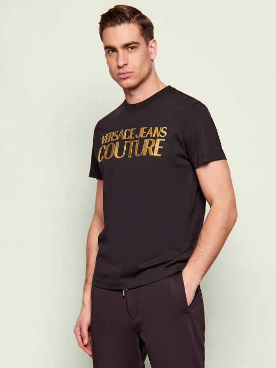 Zdjęcie produktu Versace Jeans Couture T-shirt | Slim Fit czarny