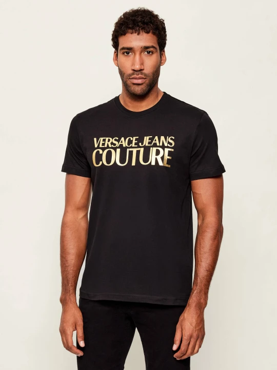 Zdjęcie produktu Versace Jeans Couture T-shirt | Slim Fit czarny