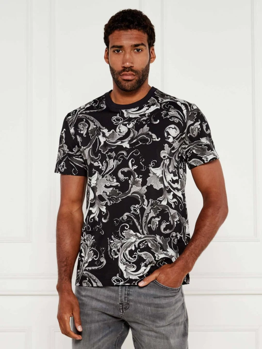 Zdjęcie produktu Versace Jeans Couture T-shirt | Slim Fit czarny