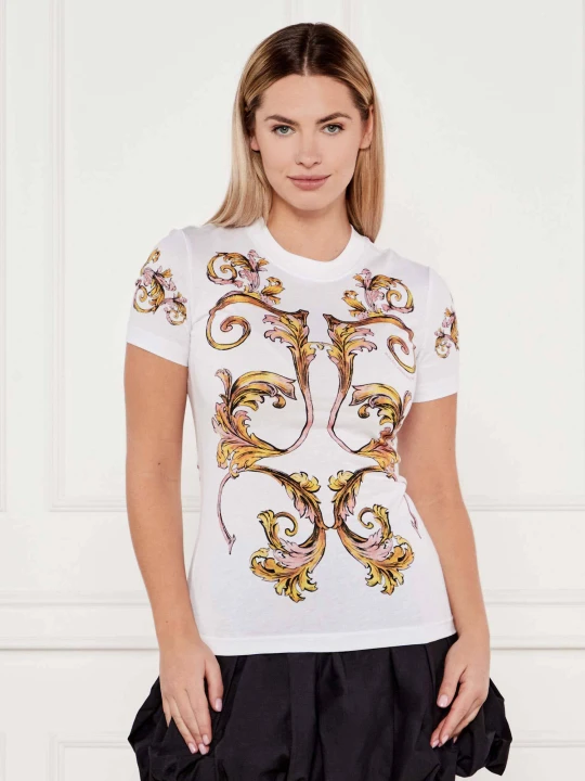 Zdjęcie produktu Versace Jeans Couture T-shirt | Slim Fit biały
